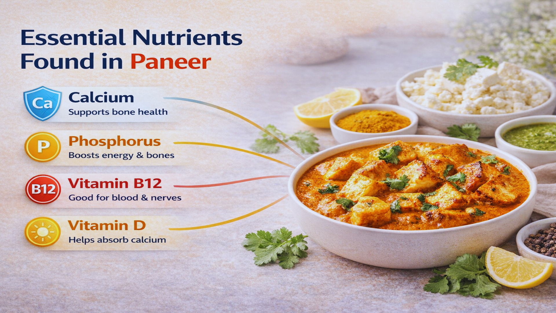 Essential Nutrients Found in Paneer